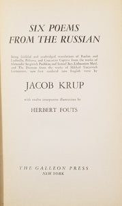 Pushkin, Alexander; Lermontov, Mikhail; Krup, Jacob [trans.]